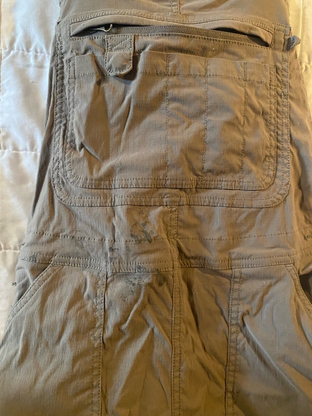 Duluth Trading Co Olive Green Gardening Bib Overalls - Picture 2 of 5
